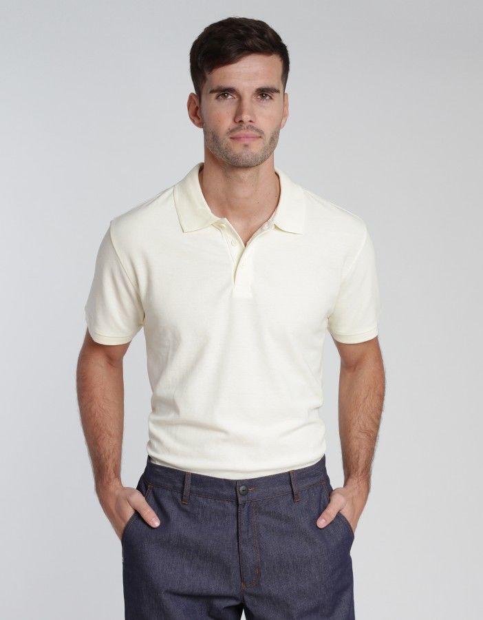 Poloshirt Champagner