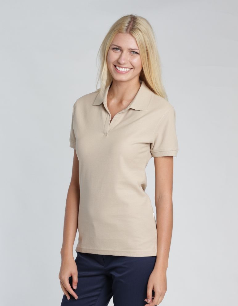 Poloshirt Natur