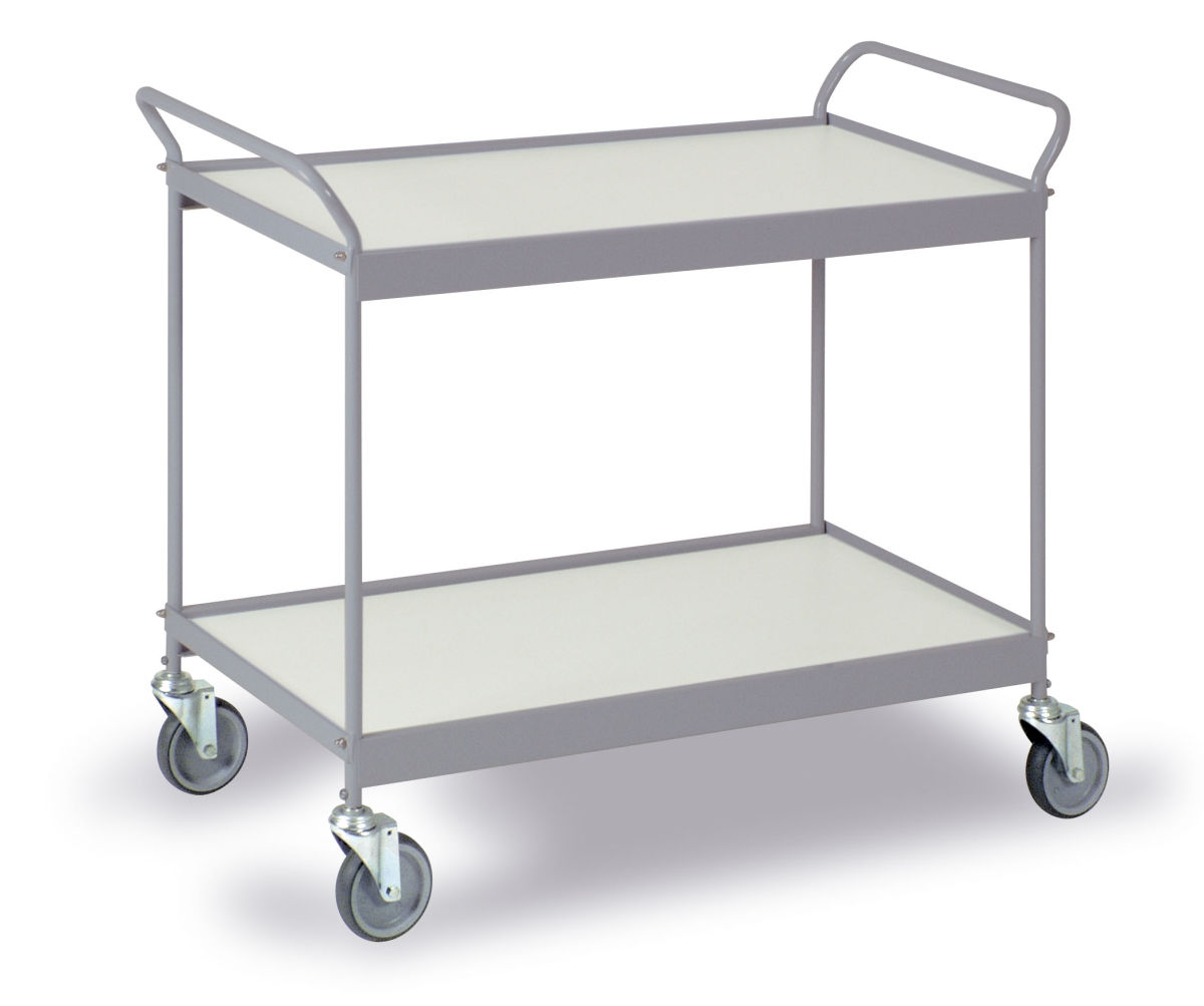 Servier- und Transportwagen mit 2 Borden 990x545mm