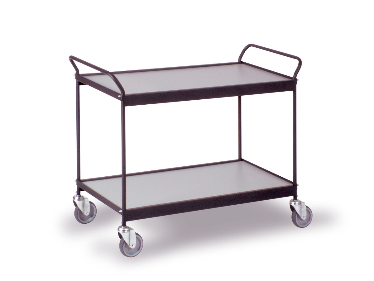Servier- und Transportwagen mit 2 Borden 990x545mm