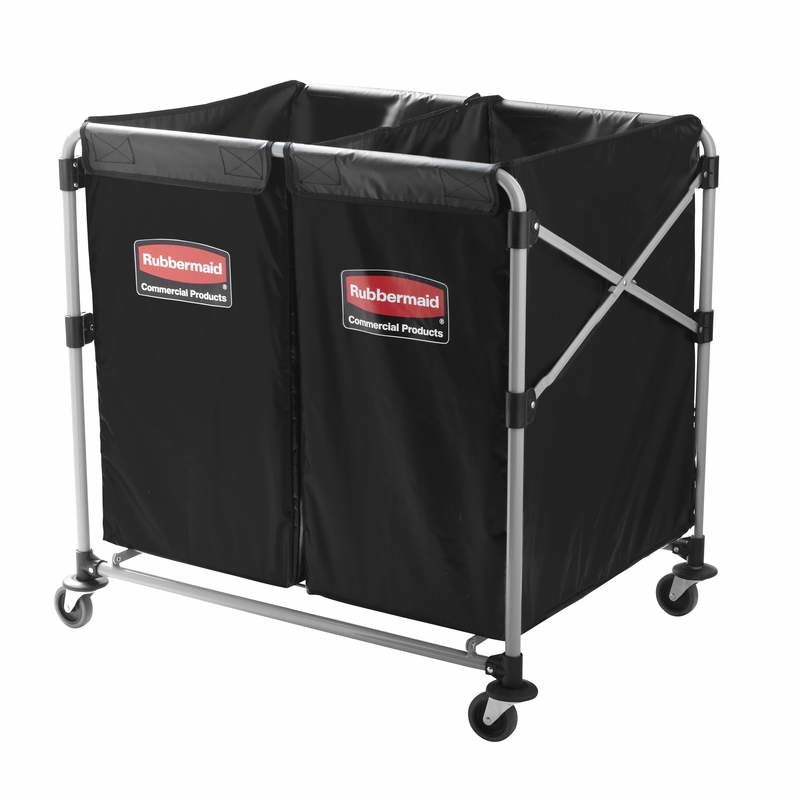 Zusammenklappbarer X-Cart Wäschewagen mit 2 Säcken mit je 150 Liter Zusammenklappbarer X-Cart Wäschewagen mit 2 Säcken mit je 150 Liter