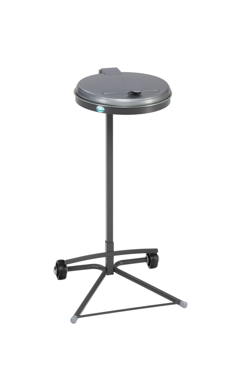 Wertstoffsammler 1-fach, fahrbar mit 2 Rollen