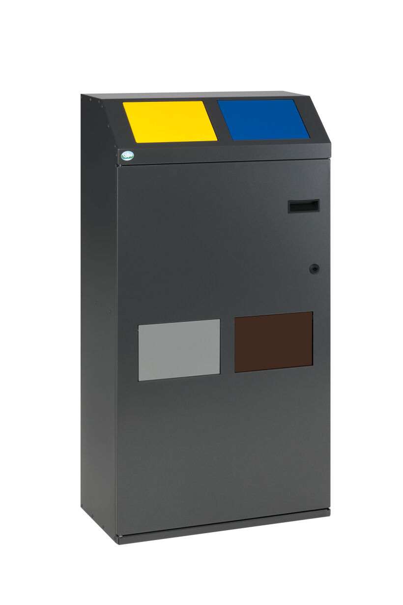 Wertstoff-Sammelstation 4-fach