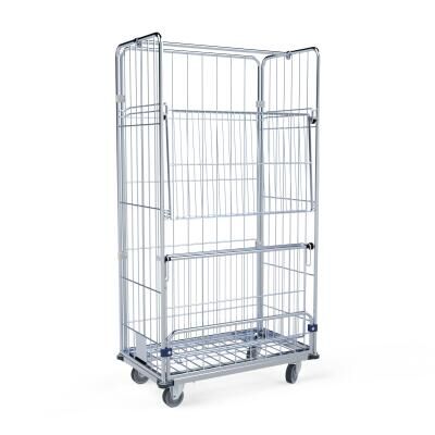 Wäschecontainer 4-seitig mit Stahlboden