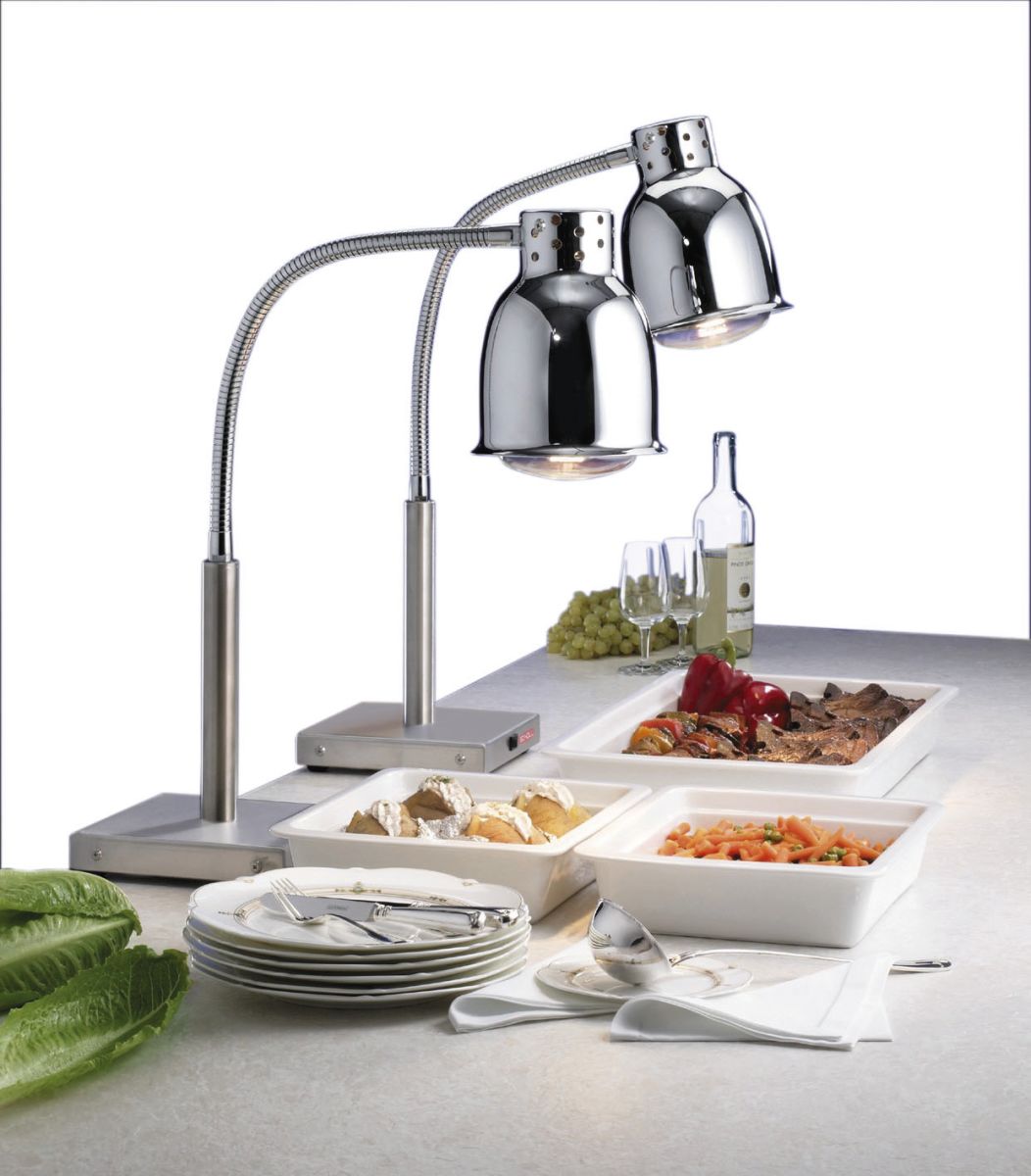 Buffet-Wärmelampe mit Fußplatte Buffet-Wärmelampe mit Fußplatte