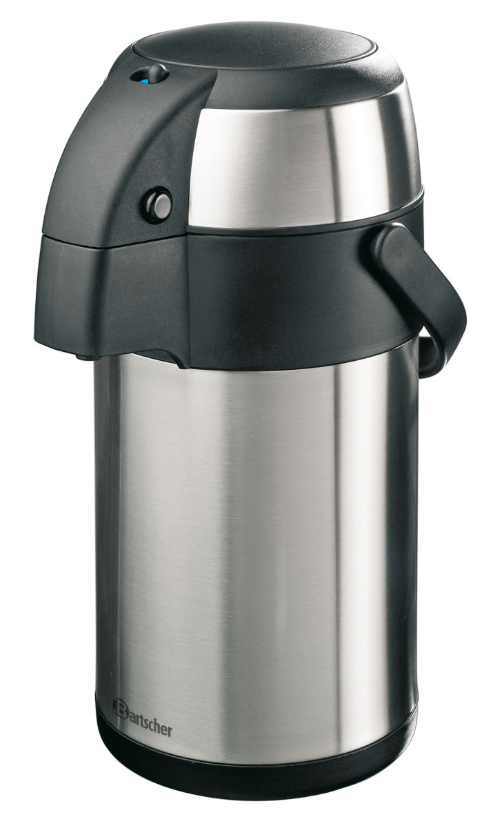 Edelstahl-Isolierpumpkanne, Inhalt 3 Liter Edelstahl-Isolierpumpkanne, Inhalt 3 Liter