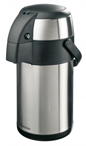 Edelstahl-Isolierpumpkanne, Inhalt 3 Liter Edelstahl-Isolierpumpkanne, Inhalt 3 Liter