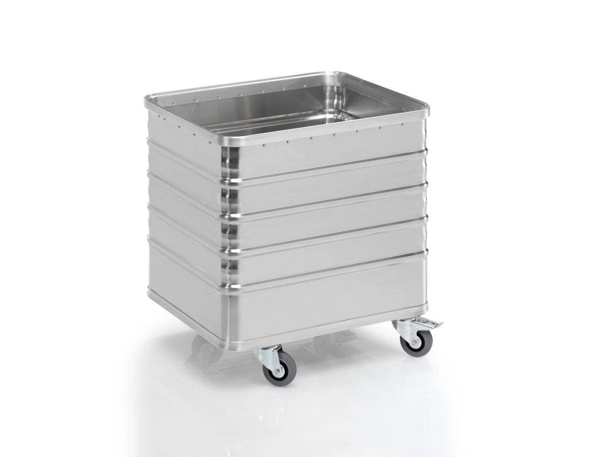 Aluminium-Transportwagen ohne Deckel, Volumen 223 Liter