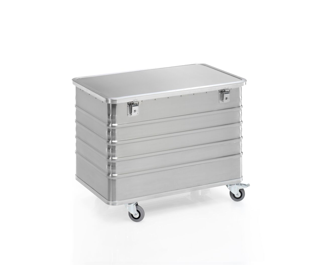 Aluminium-Transportwagen mit Deckel, Volumen 322 Liter