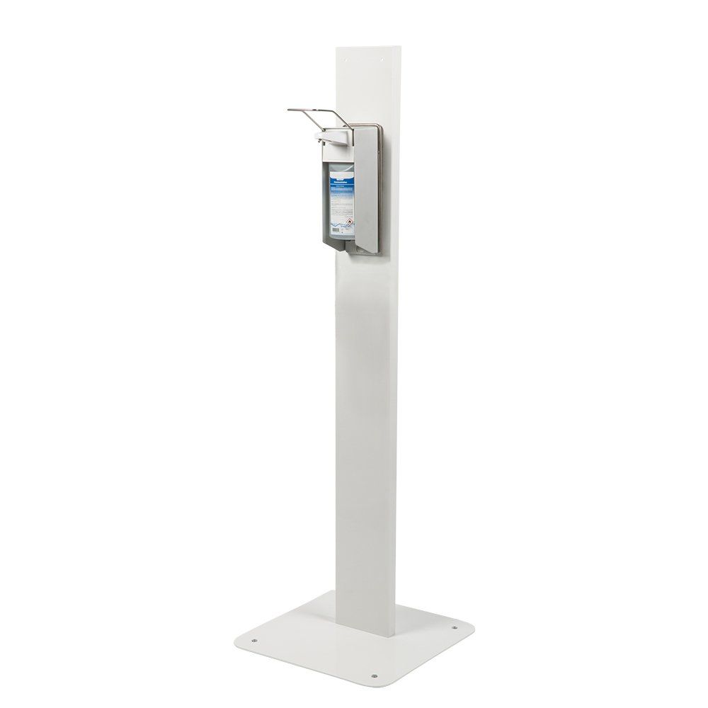 Desinfektionsständer SOLID mit Armhebelspender 500 ml Desinfektionsständer SOLID mit Armhebelspender 500 ml