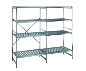 Großküche- Regale- Edelstahl-Standregal - CULINA Hotel, Heim und