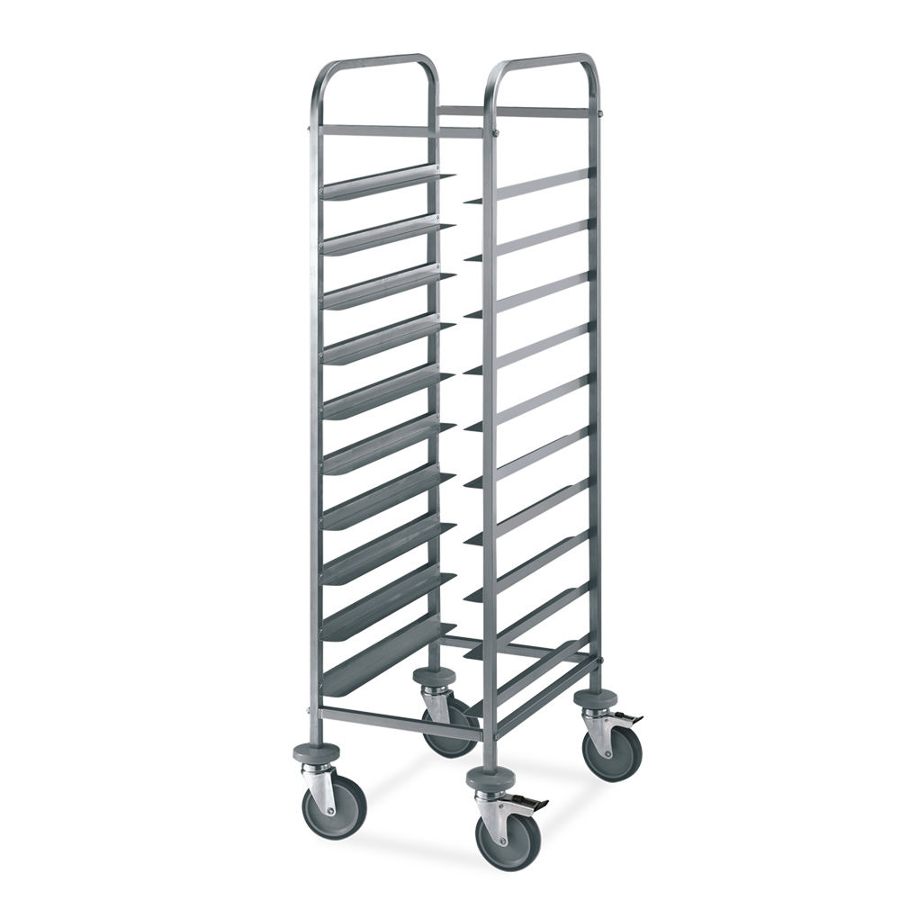 Tablettwagen für 12 GN Tabletts - offen Tablettwagen für 12 GN Tabletts - offen