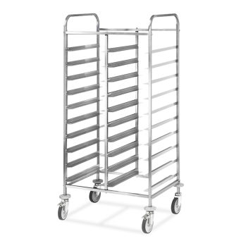 Tablettwagen für 24 EN Tabletts - offen