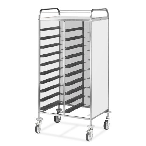 Tablettwagen für 20 GN - Weiß
