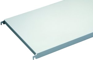Geschlossener Aluminium Regalboden 1000 mm lang, 500 mm breit