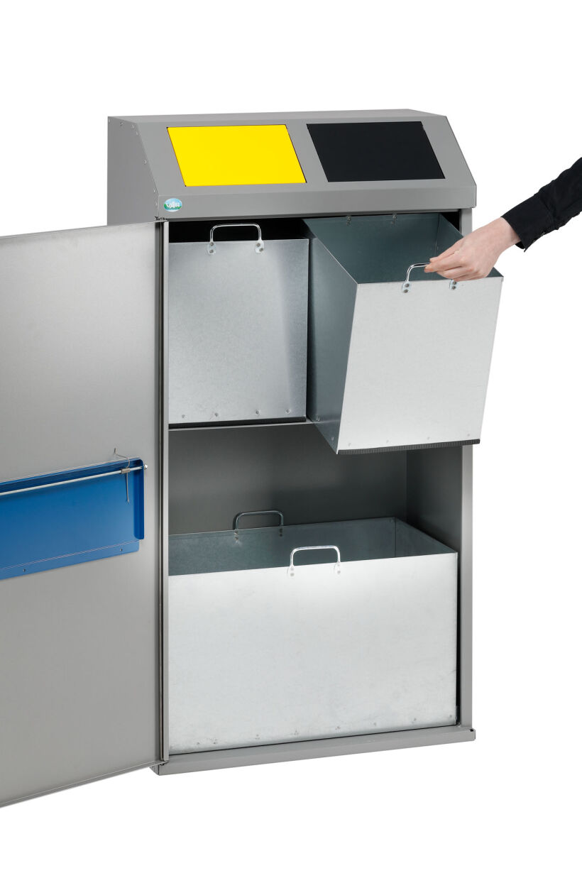 Wertstoff-Sammelstation 3-fach