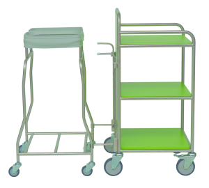 Stationswagen, koppelbarer Sammler mit 2 Einspannringen