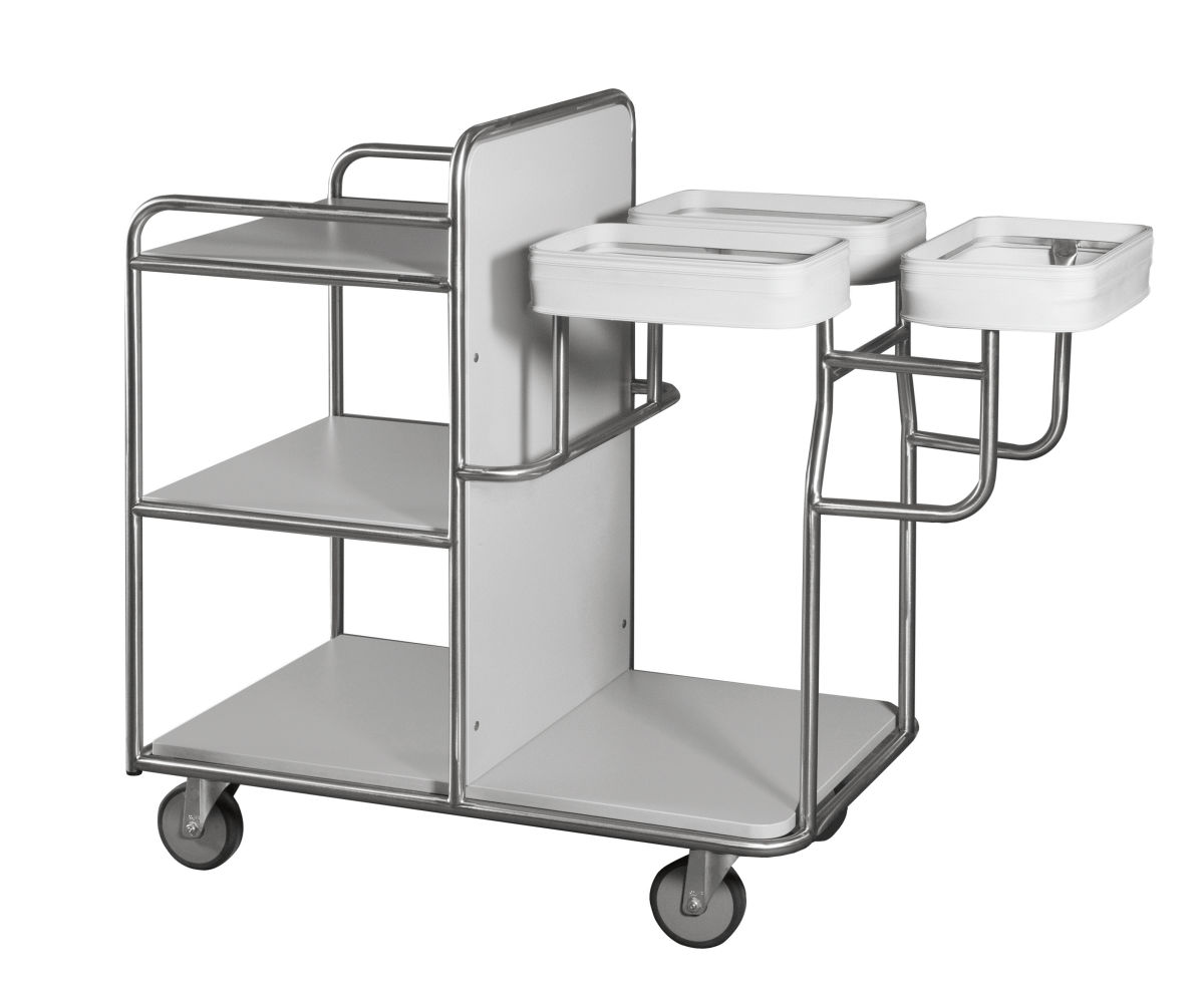 Stationswagen mit 3 Einspannringen