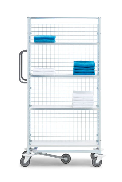 Wäscheregal, fahrbar, Außenmaße 1012 x 579 x 1831 mm hoch Wäscheregal, fahrbar, Außenmaße 1012 x 579 x 1831 mm hoch
