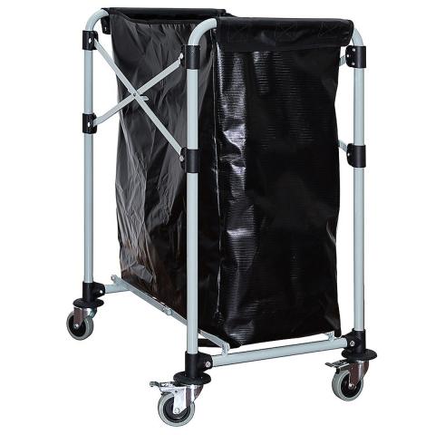 Wäschesammelwagen 1-fach Wäschesammler mit Wäschesack 150 l