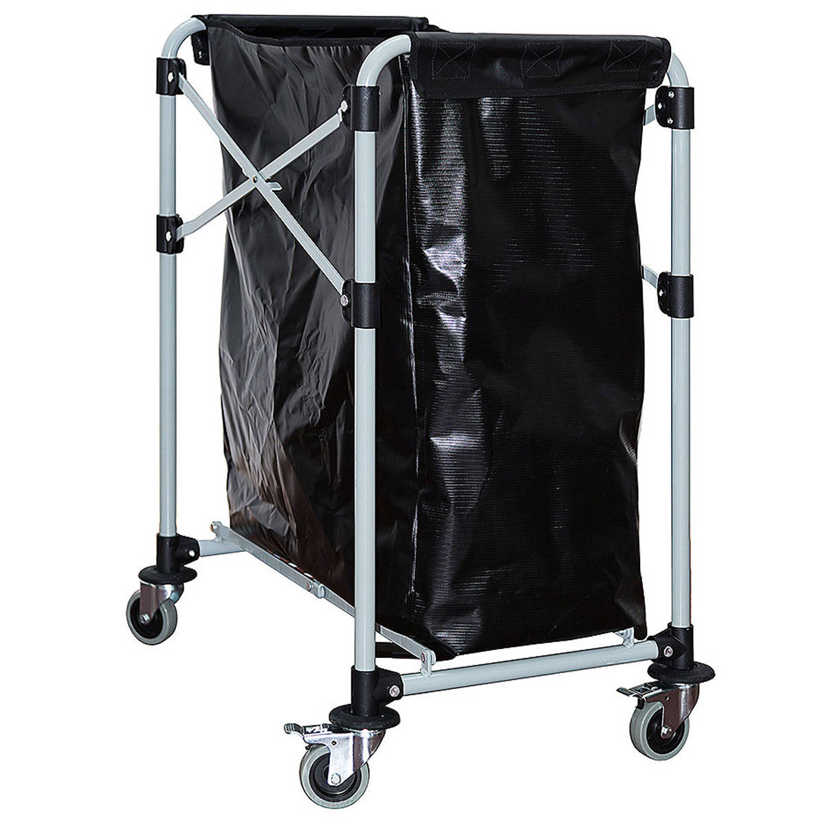 Wäschesammelwagen 1-fach Wäschesammler mit Wäschesack 150 l
