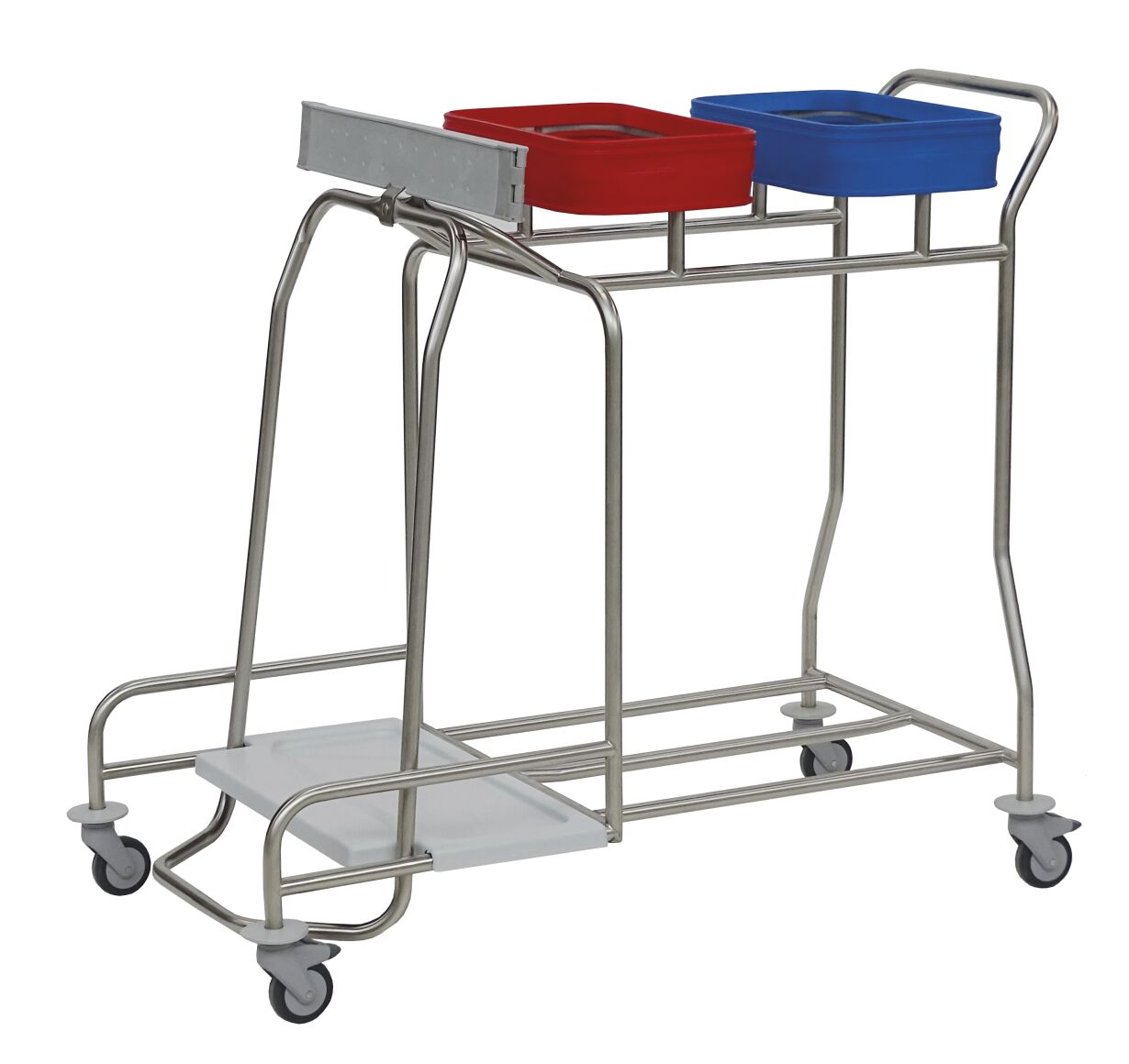 Edelstahl-Wäsche- und Abfallsammler, 1-fach-Sammler