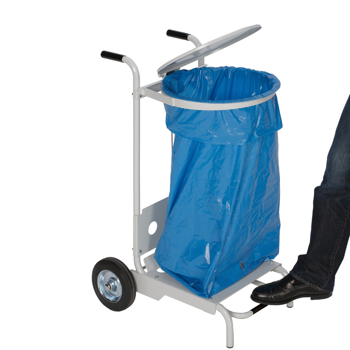 Pedal-Abfallsammler für 120 Liter Abfallsäcke Pedal-Abfallsammler für 120 Liter Abfallsäcke