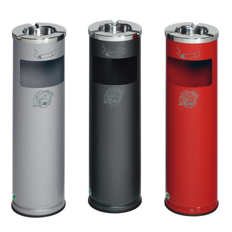 Ascher ohne Einwurf für Abfälle