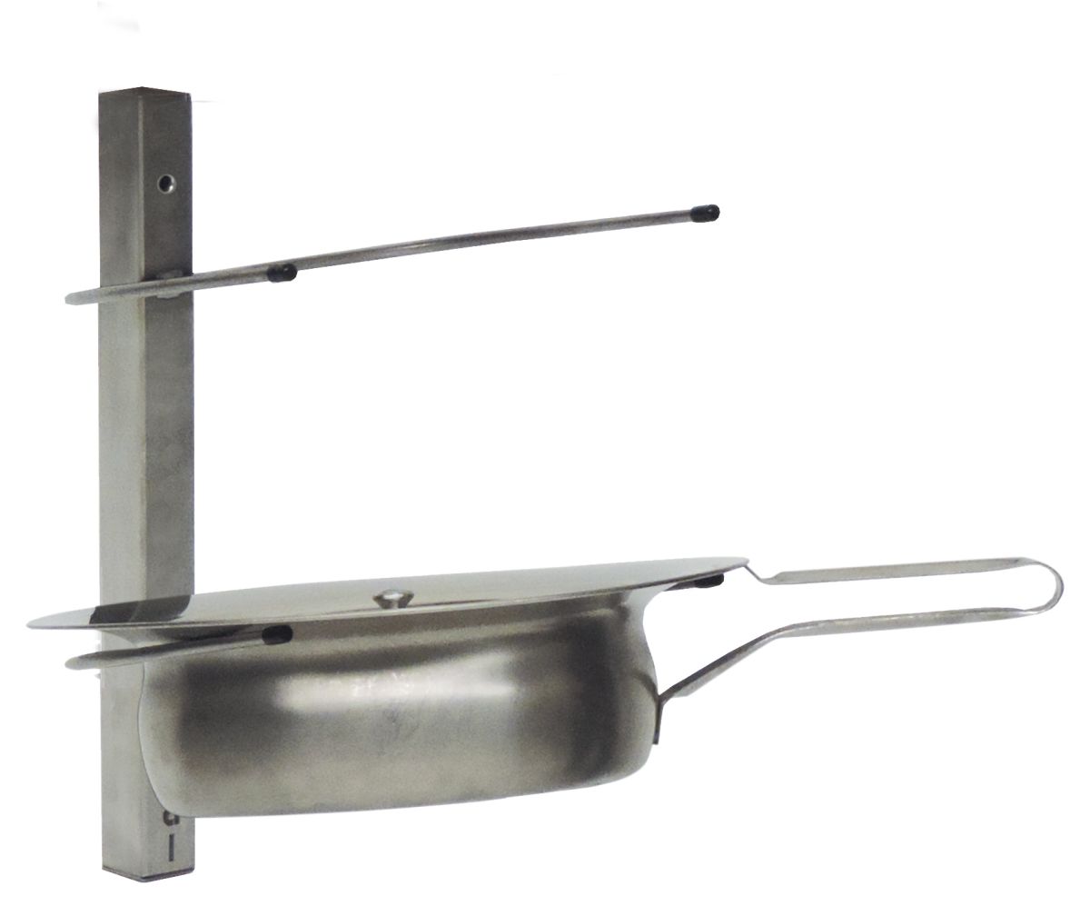 Wandhalterung für 2 Steckbecken