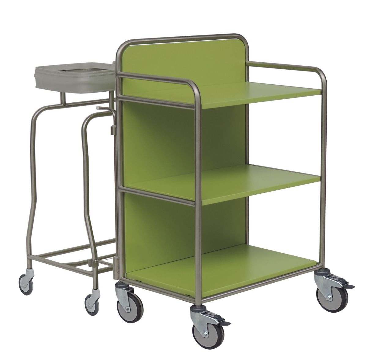 Stationswagen, koppelbarer Sammler mit 2 Einspannringen