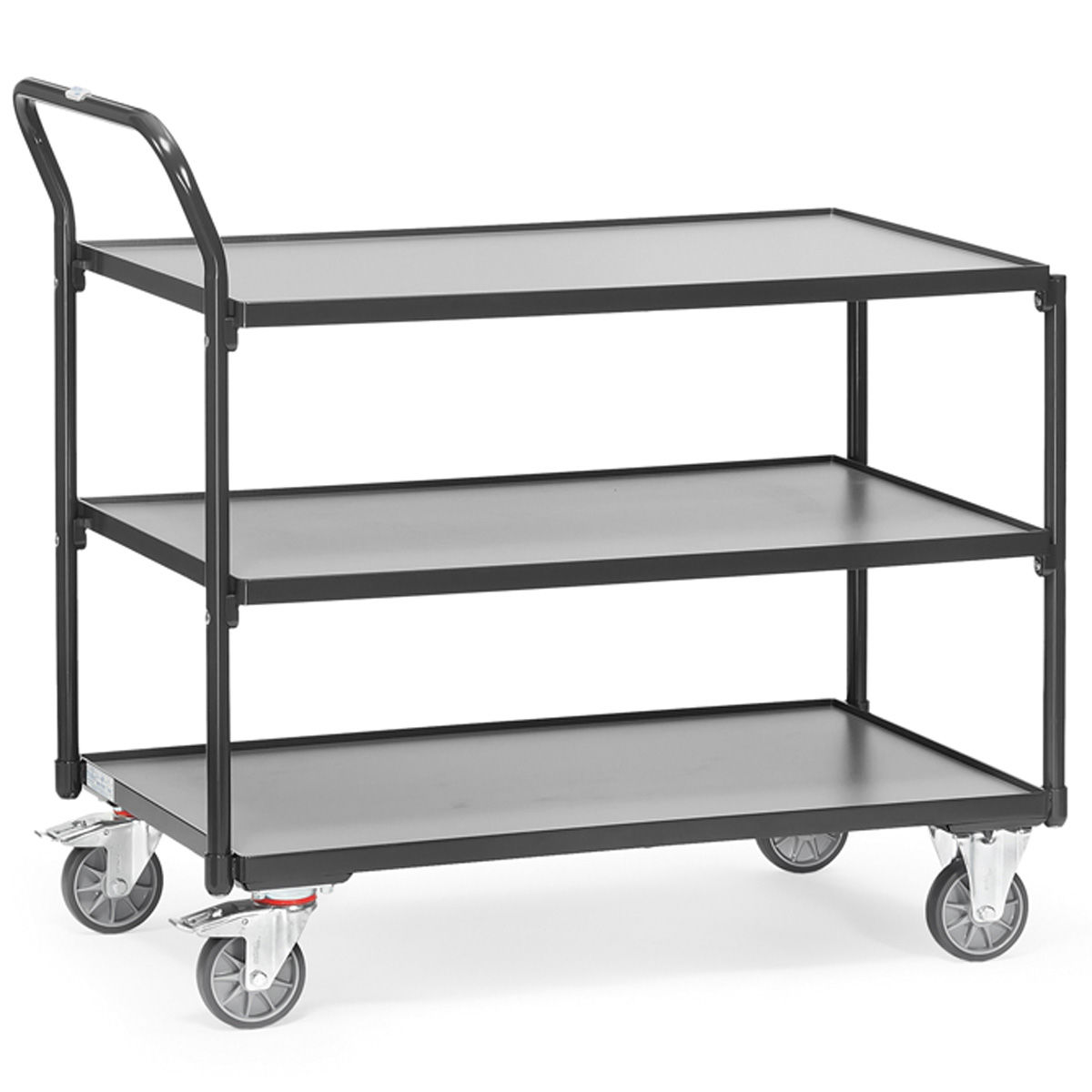 Leichter Tischwagen mit 3 Borden 1000x600mm Leichter Tischwagen mit 3 Borden 1000x600mm