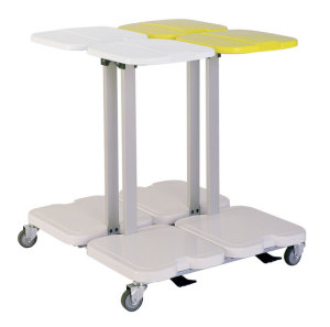 Wäsche- und Wertstoffsammler 4-fach,  viereckig