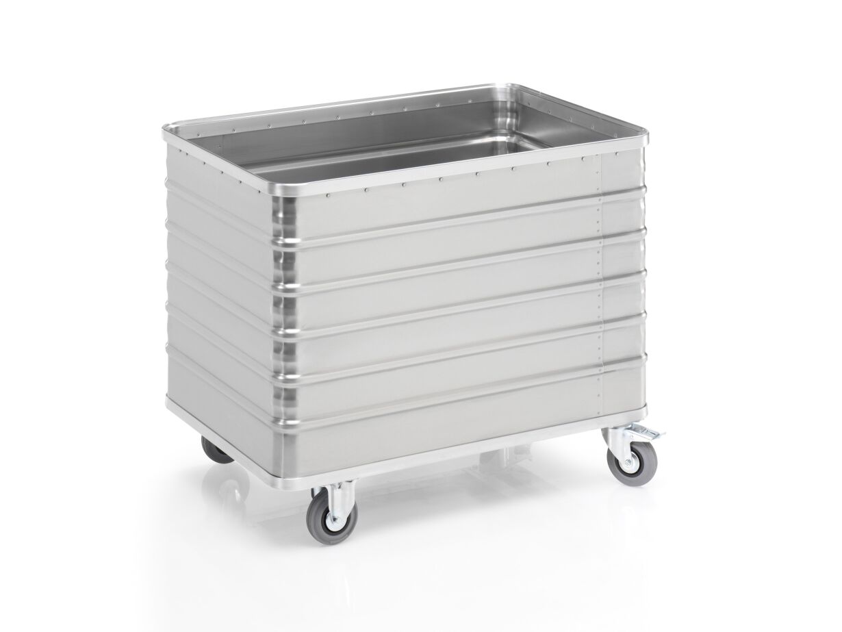 Aluminium-Transportwagen ohne Deckel, Volumen 415 Liter