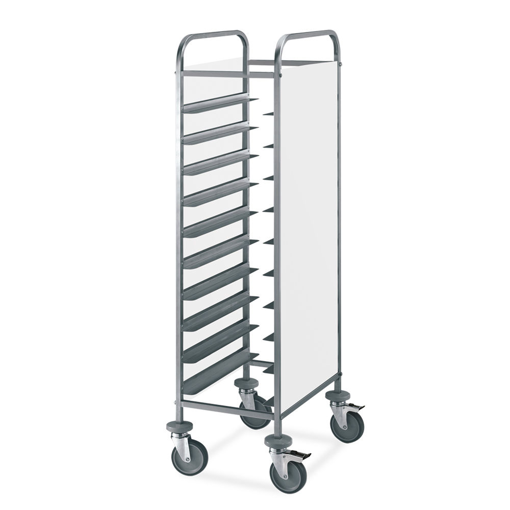 Tablettwagen für 12 GN - Weiß Tablettwagen für 12 GN - Weiß