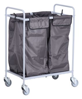 Wäschewagen mit 2 Wäschesäcken in Anthrazit
