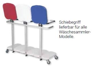 Schiebegriff für 4-fach Wäsche- und Wertstoffsammler