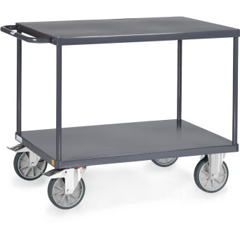 ESD-Tischwagen mit 2 Böden 850x500 mm