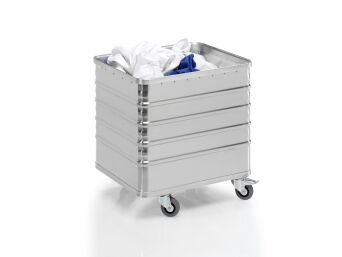 Aluminium-Transportwagen ohne Deckel, Volumen 223 Liter