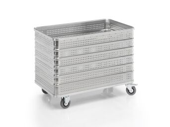 Aluminium-Transportwagen Inhalt 430 Liter. 