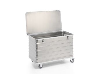 Aluminium-Transportwagen mit Deckel