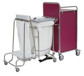 Stationswagen mit koppelbarem 2-fach Sammler und Sammler Genius Plus