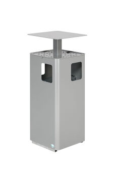 Abfallsammler/Ascher mit Dach