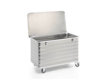 Aluminium-Transportwagen mit Deckel, Volumen 560 Liter