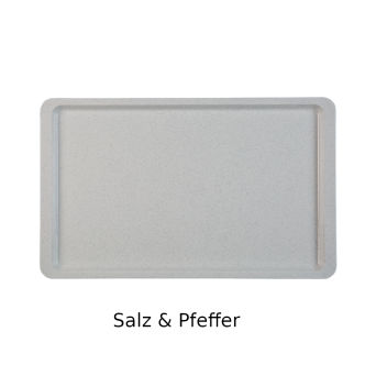 Fiberglastablett 1/1 Gastronorm hellgrau, Standard Typ SMART, Maße: 53 × 32,5 cm
