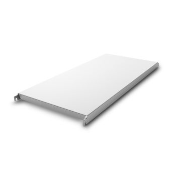 Geschlossener Aluminium Regalboden 1000 mm lang, 500 mm breit