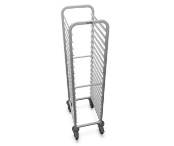 Regalwagen mit 18 Paar Auflagen 