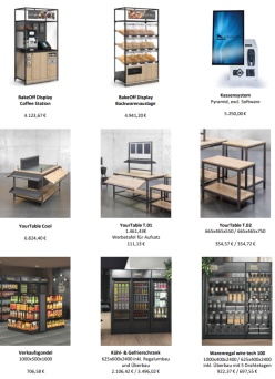 Übersicht Module Wanzl Mini-Markets
