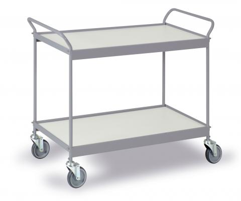 Servier- und Transportwagen mit 2 Borden 990x545mm