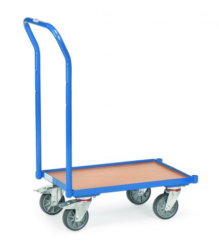 Eurokasten-Transportroller mit Holzplattform Eurokasten-Transportroller mit Holzplattform