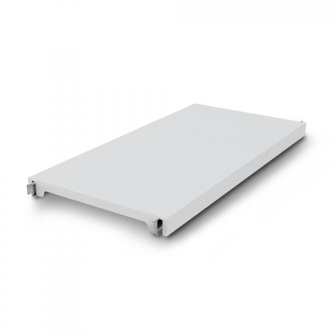 Geschlossene Kunststoff-Auflage 1300x400 mm tief zu Aluminium/Kunststoff-Standregal Geschlossene Kunststoff-Auflage 1300x400 mm tief zu Aluminium/Kunststoff-Standregal